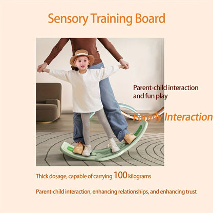 1pc Sensory Training Balance Board/Parent-Child Interaction Seesaw Board/Home Focus Bending Board